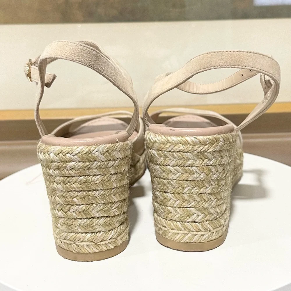 🌹STUART WEITZMAN🌹 Tia Espadrille Wedge Sandal Size: 8.5B
